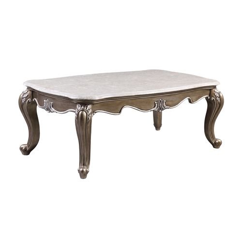 elozzol-natural-marble-top-antique-bronze-coffee-table-1