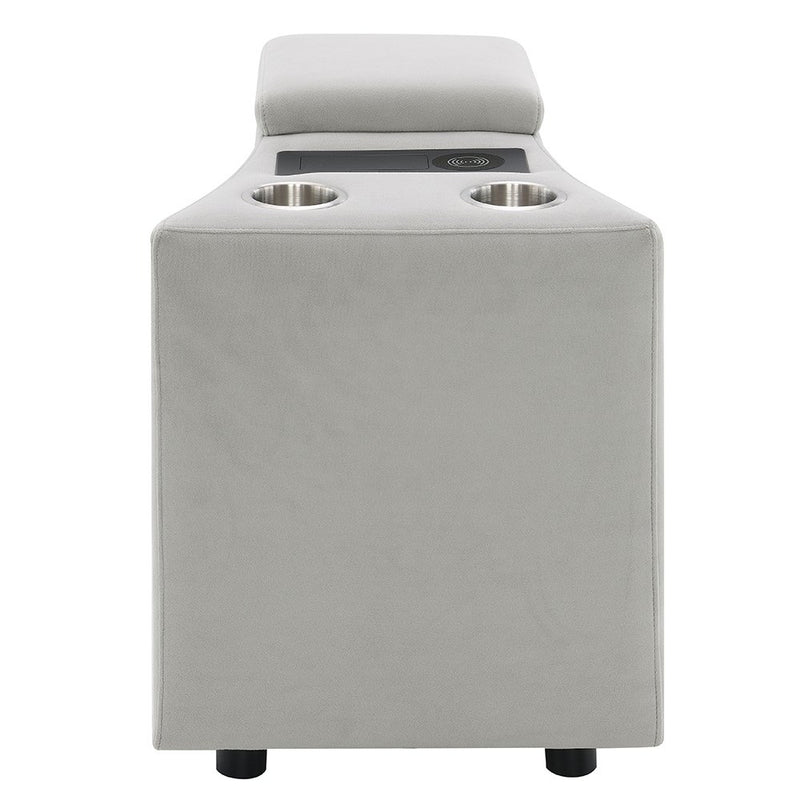 emee-gray-corduroy-console-w-usb-port-3