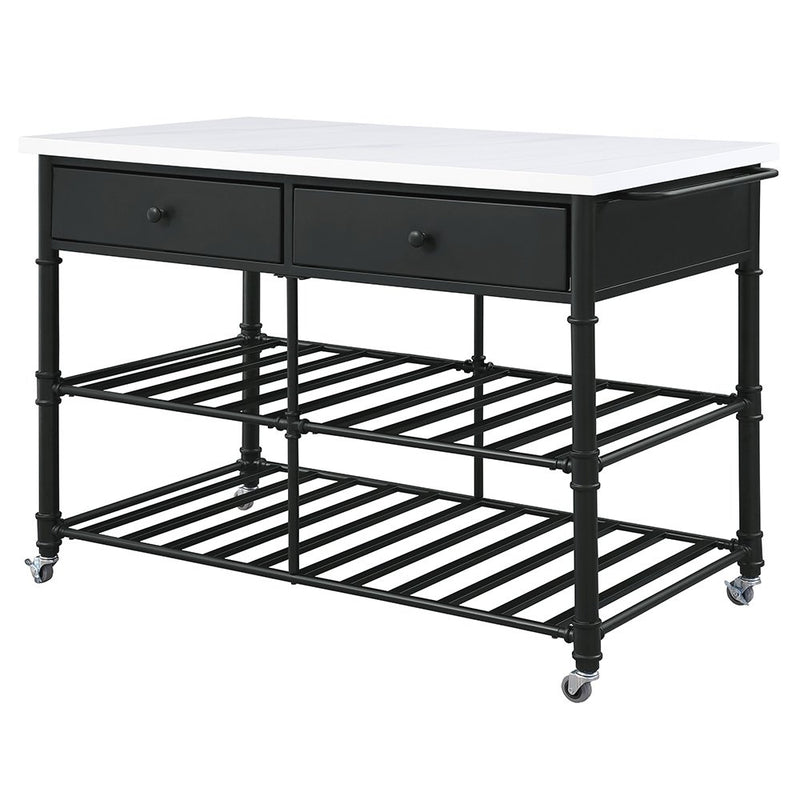 emery-white-natural-marble-top-gray-kitchen-cart-2