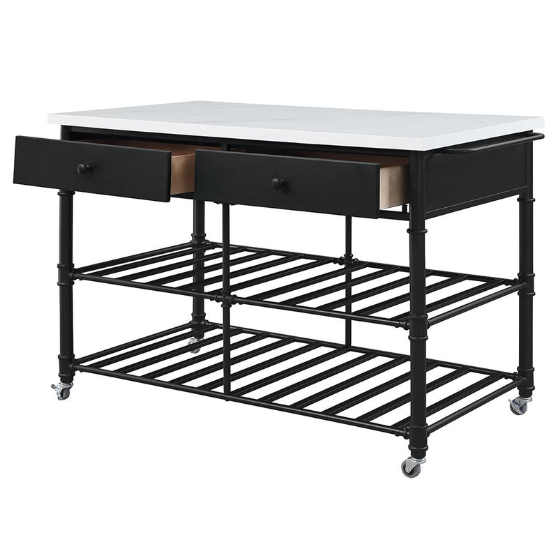 emery-white-natural-marble-top-gray-kitchen-cart-4