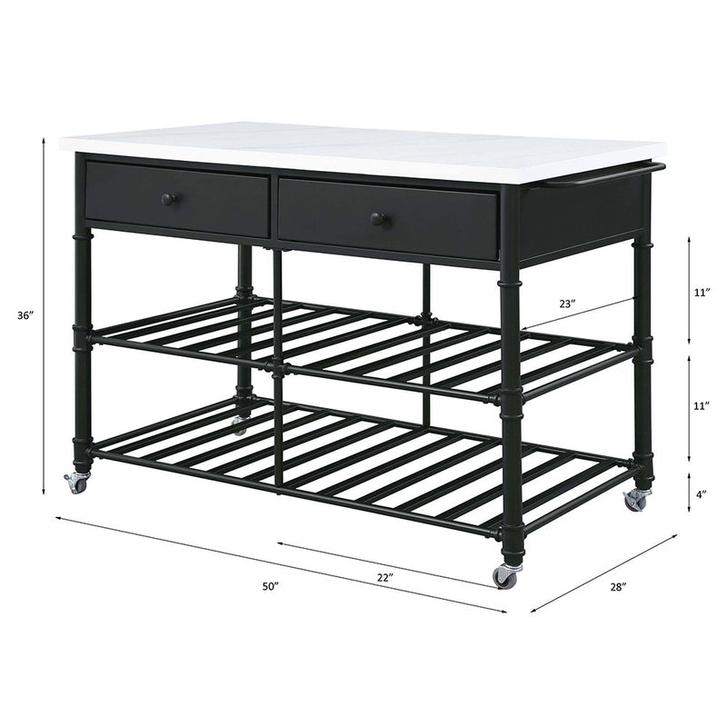 emery-white-natural-marble-top-gray-kitchen-cart-5