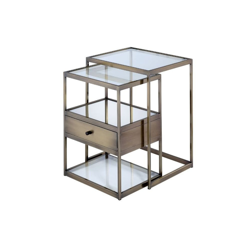 enca-antique-brass-clear-glass-nesting-table-set-1