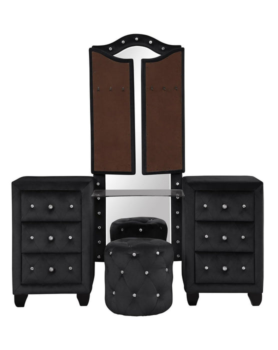 encore-king-4pc-vanity-bedroom-set-black-10