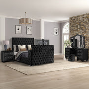 encore-queen-4pc-vanity-bedroom-set-black-1