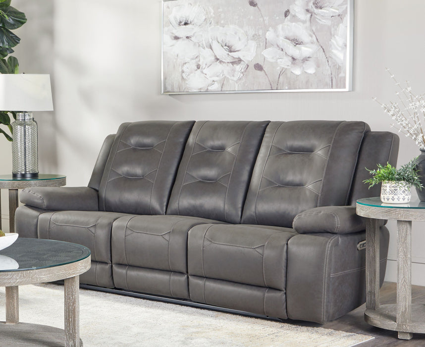 Parker Living Caldwell - Tahoe Charcoal Power Reclining Sofa and Loveseat