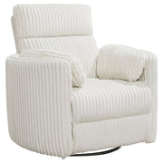Parker Living Radius - Mega Ivory Swivel Power Glider Recliner