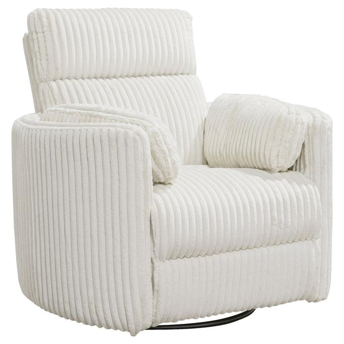 Parker Living Radius - Mega Ivory Swivel Power Glider Recliner