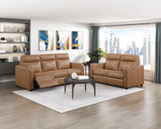 equinox-brown-5-power-double-reclining-sofa-with-curved-track-arms-4