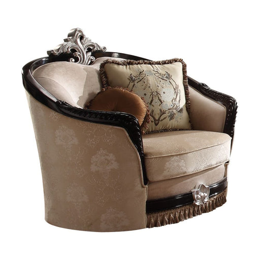 ernestine-tan-fabric-black-chair-w-2-pillows-1