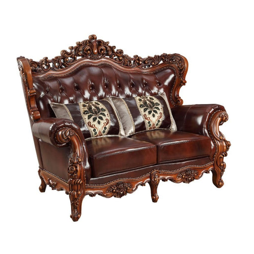 eustoma-cherry-top-grain-leather-match-walnut-loveseat-1
