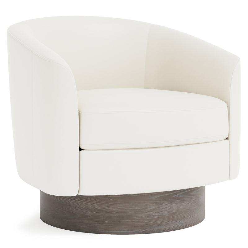 Camino Leather Swivel Chair - Furniture City (CA)l