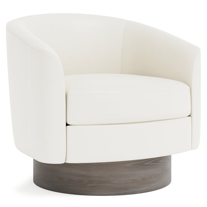 Camino Leather Swivel Chair - Furniture City (CA)l