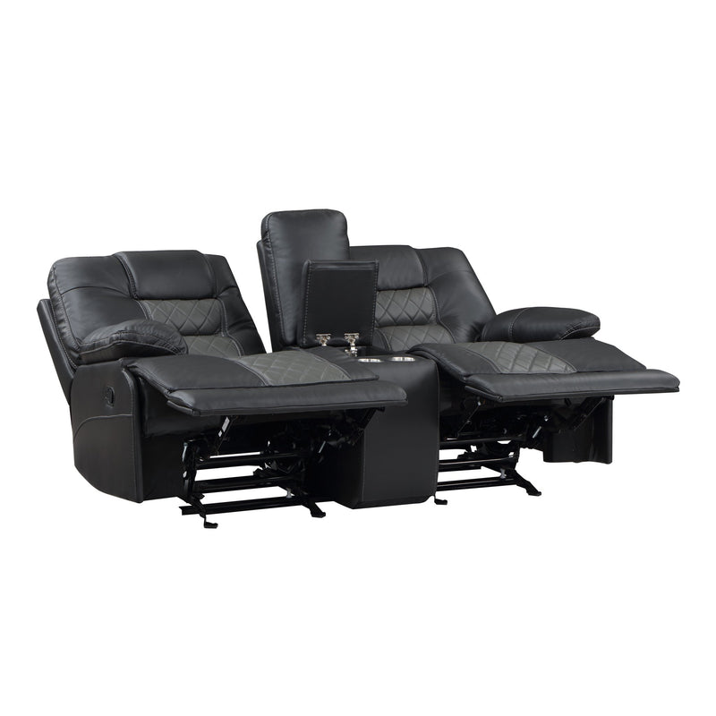 fabian-2-tone-gray-gray-and-dark-gray-double-glider-reclining-love-seat-with-center-console-receptacles-and-usb-ports-3