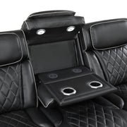 fairway-black-3-3-piece-power-reclining-sectional-with-center-drop-down-cup-holders-power-headrests-storage-arms-top-and-side-cup-holders-charging-ports-reading-lights-wireless-chargers-charging-ports-and-led-lighting-9