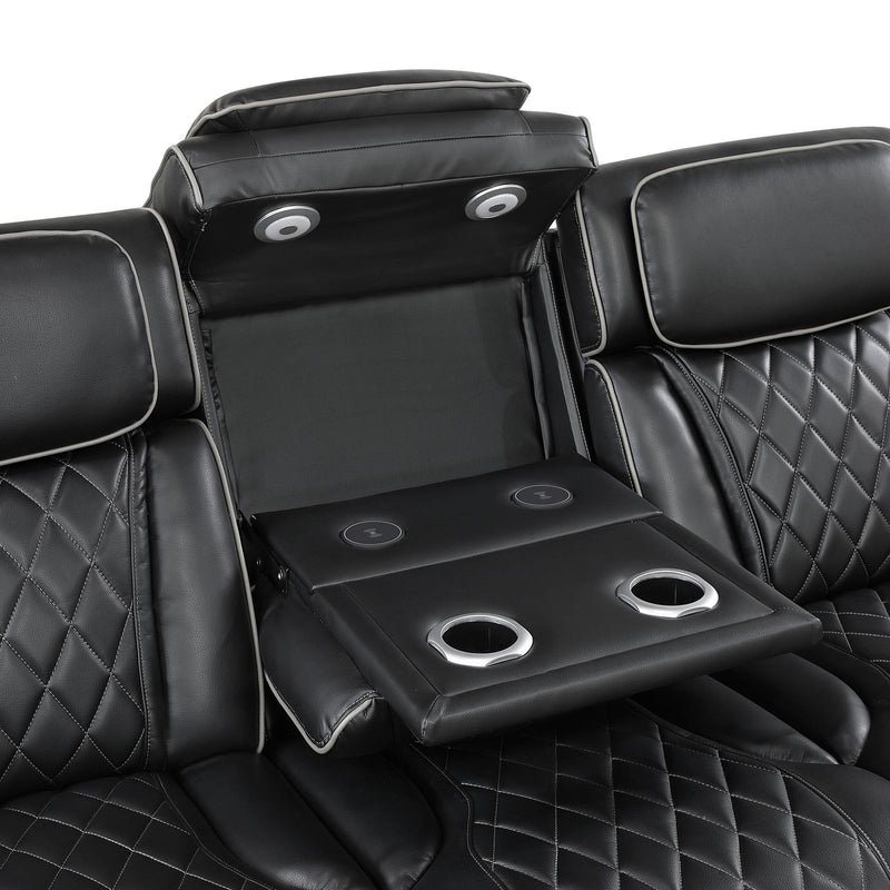 fairway-black-3-3-piece-power-reclining-sectional-with-center-drop-down-cup-holders-power-headrests-storage-arms-top-and-side-cup-holders-charging-ports-reading-lights-wireless-chargers-charging-ports-and-led-lighting-2