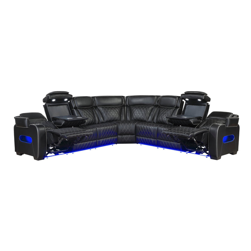 fairway-black-3-3-piece-power-reclining-sectional-with-center-drop-down-cup-holders-power-headrests-storage-arms-top-and-side-cup-holders-charging-ports-reading-lights-wireless-chargers-charging-ports-and-led-lighting-14