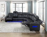 fairway-black-3-3-piece-power-reclining-sectional-with-center-drop-down-cup-holders-power-headrests-storage-arms-top-and-side-cup-holders-charging-ports-reading-lights-wireless-chargers-charging-ports-and-led-lighting-12