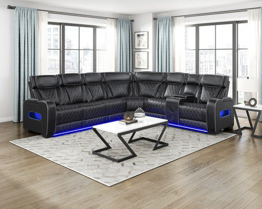 fairway-black-3-3-piece-power-reclining-sectional-with-right-side-console-drop-down-cup-holders-power-headrests-storage-arms-top-and-side-cup-holders-reading-lights-charging-ports-wireless-speakers-two-wireless-chargers-and-led-lighting-1