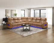 fairway-brown-3-3-piece-power-reclining-sectional-with-center-drop-down-cup-holders-power-headrests-storage-arms-top-and-side-cup-holders-charging-ports-reading-lights-wireless-chargers-charging-ports-and-led-lighting-1