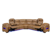 fairway-brown-3-3-piece-power-reclining-sectional-with-center-drop-down-cup-holders-power-headrests-storage-arms-top-and-side-cup-holders-charging-ports-reading-lights-wireless-chargers-charging-ports-and-led-lighting-13