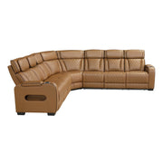 fairway-brown-3-3-piece-power-reclining-sectional-with-center-drop-down-cup-holders-power-headrests-storage-arms-top-and-side-cup-holders-charging-ports-reading-lights-wireless-chargers-charging-ports-and-led-lighting-12