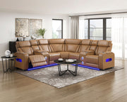 fairway-brown-3-3-piece-power-reclining-sectional-with-consoles-power-headrests-storage-arms-top-and-side-cup-holders-charging-ports-wireless-speakers-and-led-lighting-1