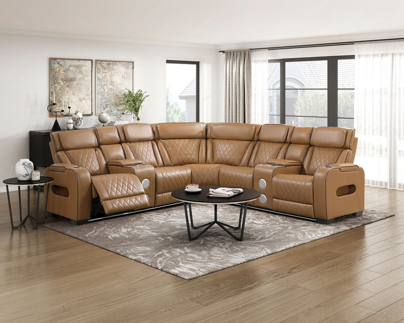 fairway-brown-3-3-piece-power-reclining-sectional-with-consoles-power-headrests-storage-arms-top-and-side-cup-holders-charging-ports-wireless-speakers-and-led-lighting-7