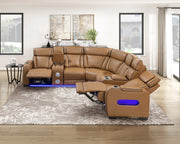 fairway-brown-3-3-piece-power-reclining-sectional-with-consoles-power-headrests-storage-arms-top-and-side-cup-holders-charging-ports-wireless-speakers-and-led-lighting-8
