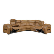 fairway-brown-3-3-piece-power-reclining-sectional-with-right-side-console-drop-down-cup-holders-power-headrests-storage-arms-top-and-side-cup-holders-reading-lights-charging-ports-wireless-speakers-two-wireless-chargers-and-led-lighting-14