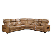 fairway-brown-3-3-piece-power-reclining-sectional-with-right-side-console-drop-down-cup-holders-power-headrests-storage-arms-top-and-side-cup-holders-reading-lights-charging-ports-wireless-speakers-two-wireless-chargers-and-led-lighting-15