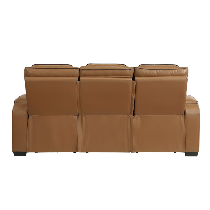 fairway-brown-power-double-reclining-sofa-with-center-drop-down-cup-holders-power-headrests-storage-arms-top-and-side-cup-holders-and-reading-lights-two-wireless-chargers-charging-ports-and-led-lighting-8