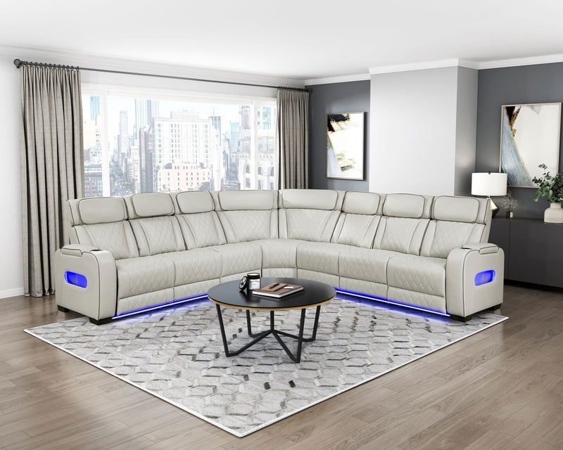 fairway-taupe-3-3-piece-power-reclining-sectional-with-center-drop-down-cup-holders-power-headrests-storage-arms-top-and-side-cup-holders-charging-ports-reading-lights-wireless-chargers-charging-ports-and-led-lighting-4