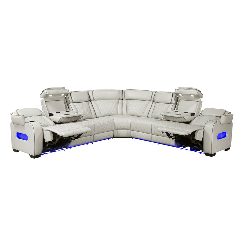 fairway-taupe-3-3-piece-power-reclining-sectional-with-center-drop-down-cup-holders-power-headrests-storage-arms-top-and-side-cup-holders-charging-ports-reading-lights-wireless-chargers-charging-ports-and-led-lighting-13