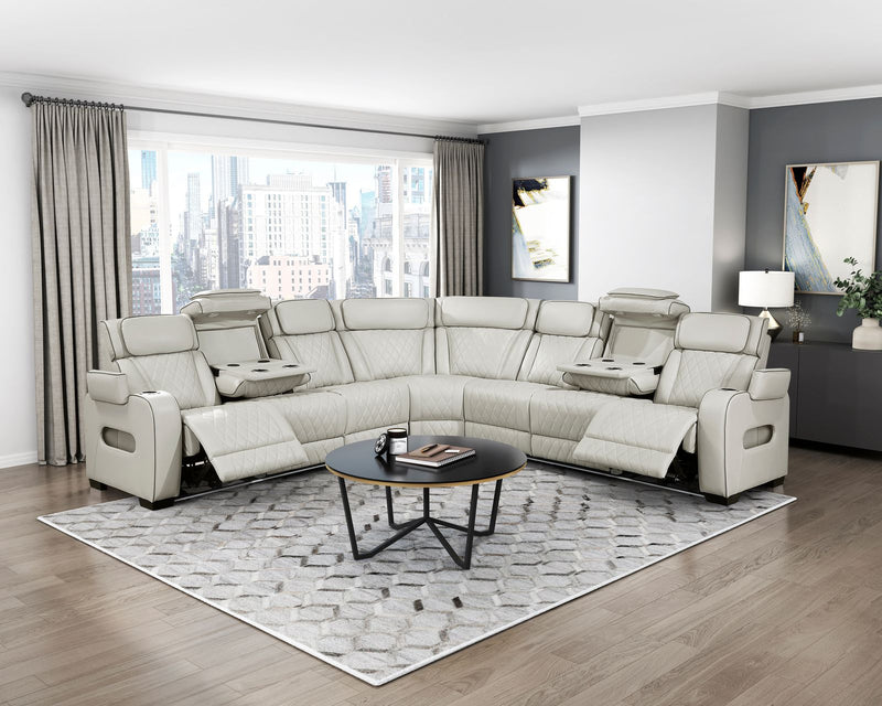 fairway-taupe-3-3-piece-power-reclining-sectional-with-center-drop-down-cup-holders-power-headrests-storage-arms-top-and-side-cup-holders-charging-ports-reading-lights-wireless-chargers-charging-ports-and-led-lighting-9