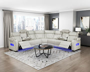 fairway-taupe-3-3-piece-power-reclining-sectional-with-center-drop-down-cup-holders-power-headrests-storage-arms-top-and-side-cup-holders-charging-ports-reading-lights-wireless-chargers-charging-ports-and-led-lighting-10