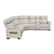 fairway-taupe-3-3-piece-power-reclining-sectional-with-right-side-console-drop-down-cup-holders-power-headrests-storage-arms-top-and-side-cup-holders-reading-lights-charging-ports-wireless-speakers-two-wireless-chargers-and-led-lighting-10