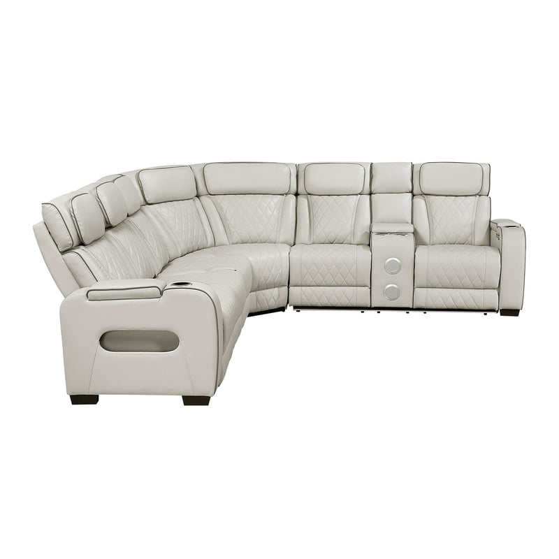 fairway-taupe-3-3-piece-power-reclining-sectional-with-right-side-console-drop-down-cup-holders-power-headrests-storage-arms-top-and-side-cup-holders-reading-lights-charging-ports-wireless-speakers-two-wireless-chargers-and-led-lighting-10