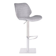 falcon-adjustable-swivel-barstool-in-brushed-stainless-steel-with-light-vintage-gray-faux-leather-1