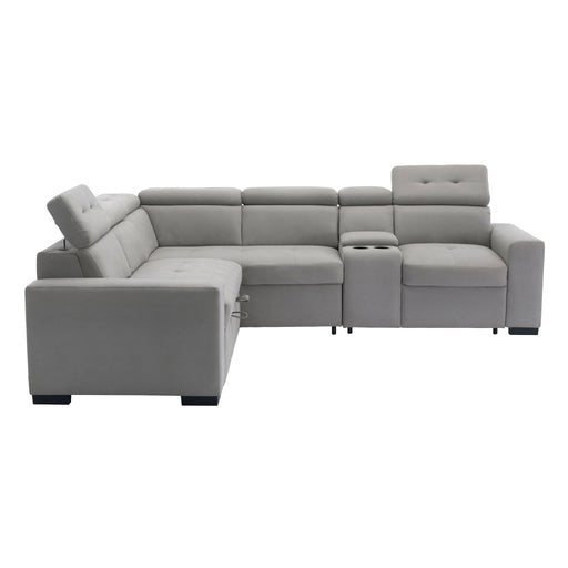 farrah-light-gray-3-3-piece-sectional-with-adjustable-headrests-pull-out-bed-and-console-1