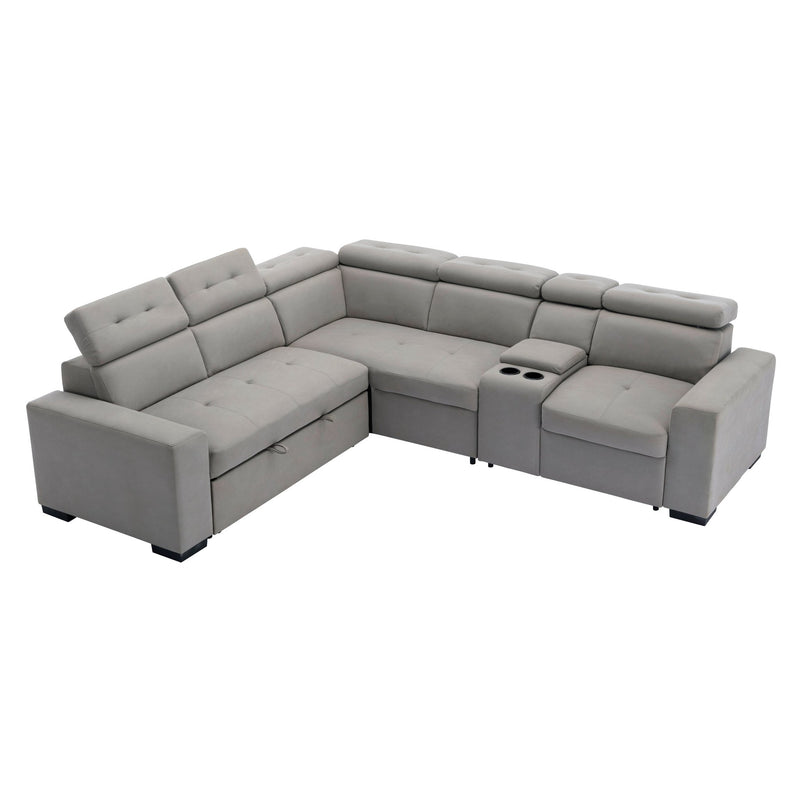 farrah-light-gray-3-3-piece-sectional-with-adjustable-headrests-pull-out-bed-and-console-7