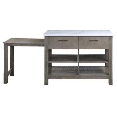 feivel-natural-marble-top-rustic-oak-kitchen-island-w-pull-out-table-3
