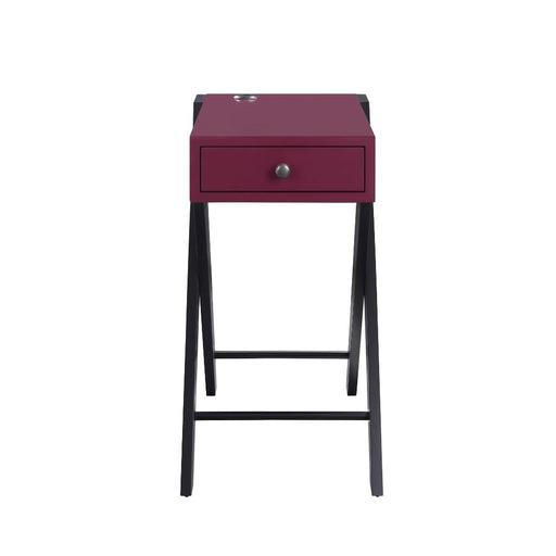 fierce-burgundy-black-accent-table-w-usb-port-2