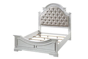 florian-beige-leatherette-antique-white-finish-queen-bed-1