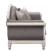 florian-gray-fabric-antique-white-loveseat-w-3-pillows-3