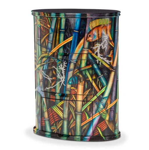 AICO Furniture Illusions 3 Drawers Oval Cabinet image