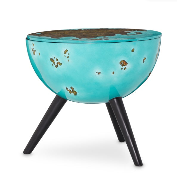 AICO Furniture Illusions Accent Map Table