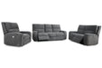 Parker Living Polaris - Bizmark Grey Power Reclining Sofa Loveseat and Recliner