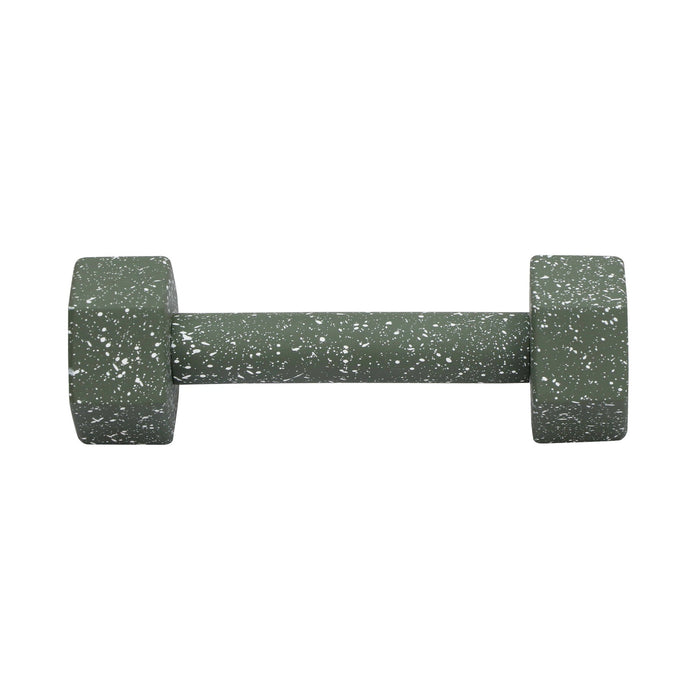 gabby-speckled-army-green-decorative-dumbbell-3