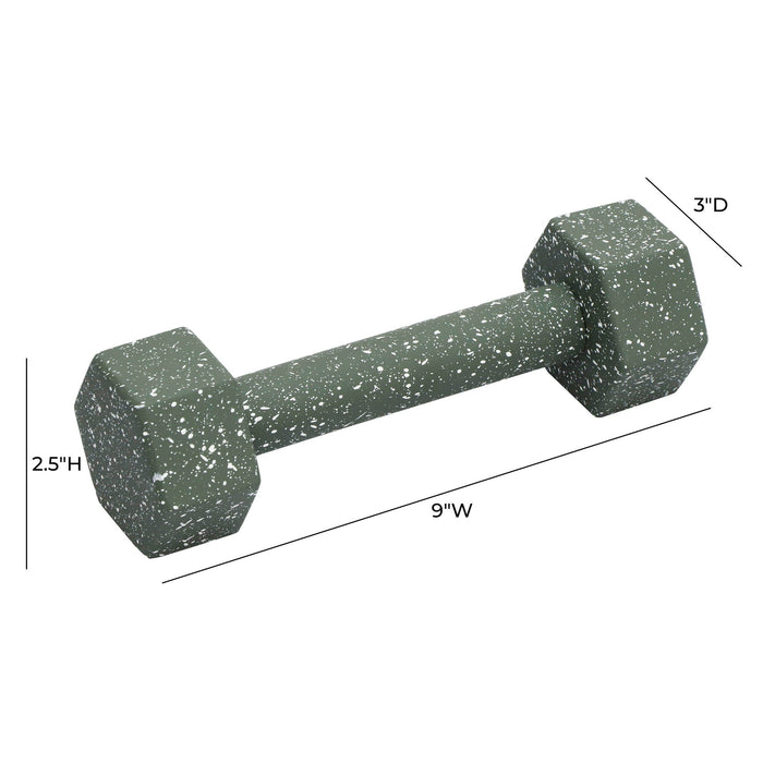 gabby-speckled-army-green-decorative-dumbbell-5