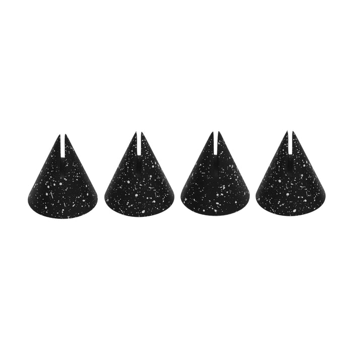 gabby-speckled-black-cone-card-holder-set-of-4-1